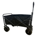 Outdoor Bolderwagen Opvouwbaar 90x51x57 cm Zwart