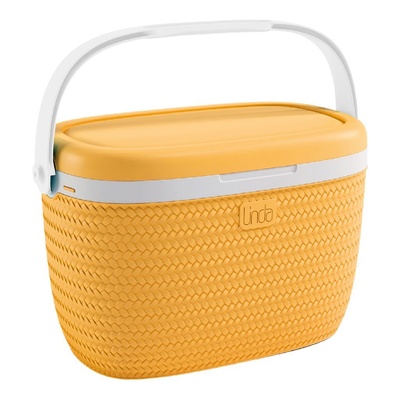Linda Koelbox 18L Geel/Wit