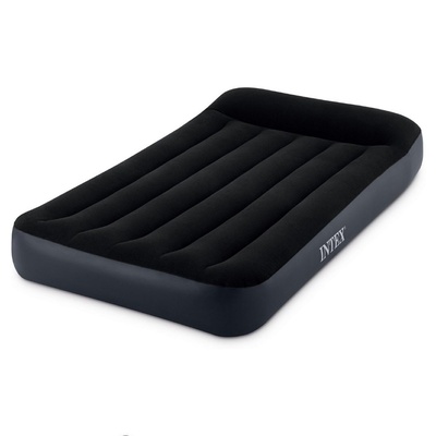 Intex 64141 Pillow Rest Classic Twin 1-Persoons Luchtbed 191x99x25 cm Zwart