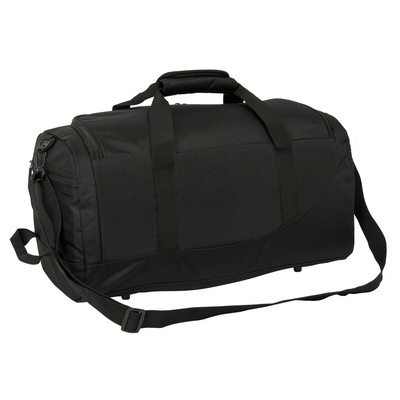 Kappa Dark Black Sports Bag - Premium 30L Gym & Training Bag with Reinforced Design