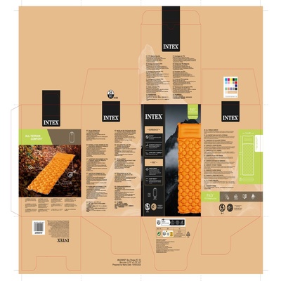 Intex 64098NP TruAire Kampeerluchtbed 191x71x11 cm
