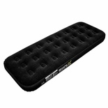 Regatta Flock Finish Single Airbed RCE024 - Premium Camping Mattress 185x75cm - Black