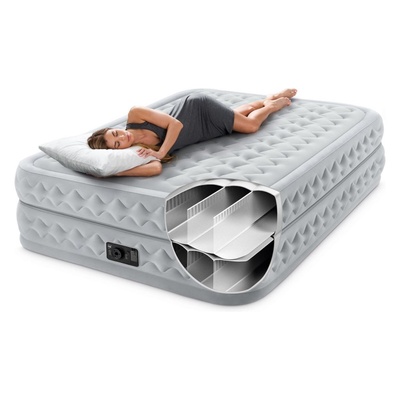 Intex 66490ND Supreme Air-Flow 2-Persoons Luchtbed 203x152x51 cm Grijs